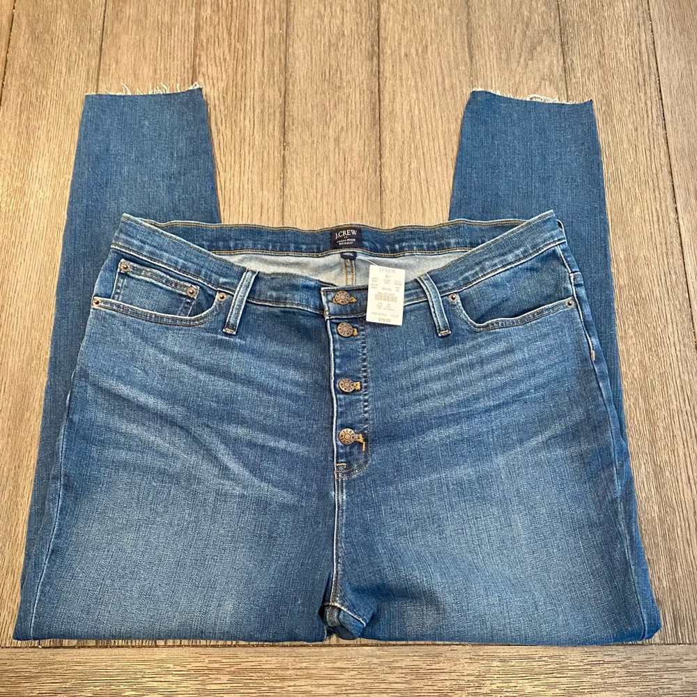J. Crew High Rise Skinny Jeans Size 35 NWT